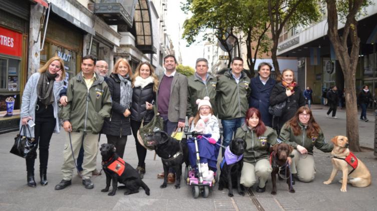 Primer carné de identificación a un perro de asistencia